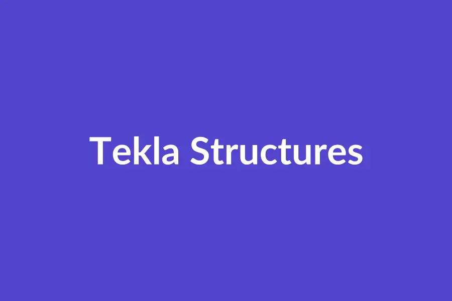 Tekla Structures catalogue placeholder; replace with licensed vendor media